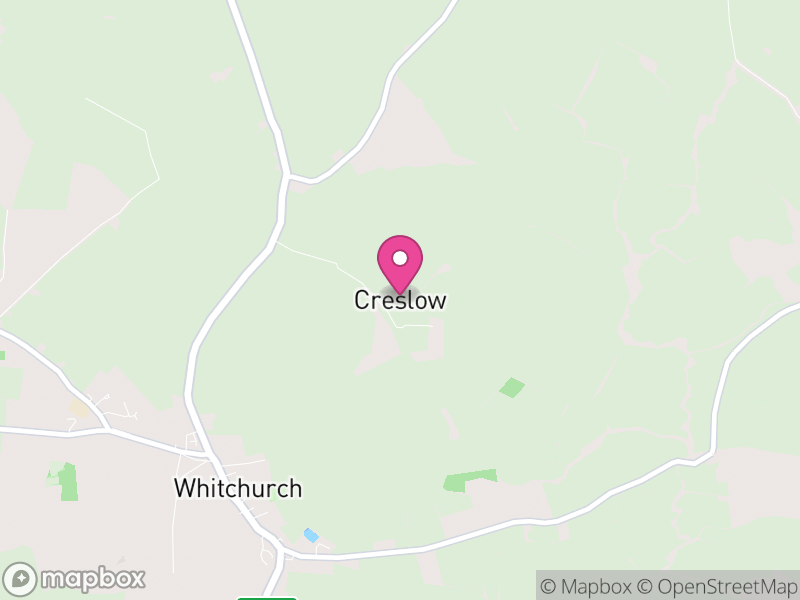 Map of Creslow, Buckinghamshire