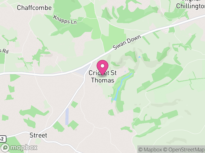 Map of Cricket St. Thomas, Somerset