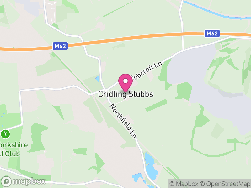 Map of Cridling Stubbs, North Yorkshire
