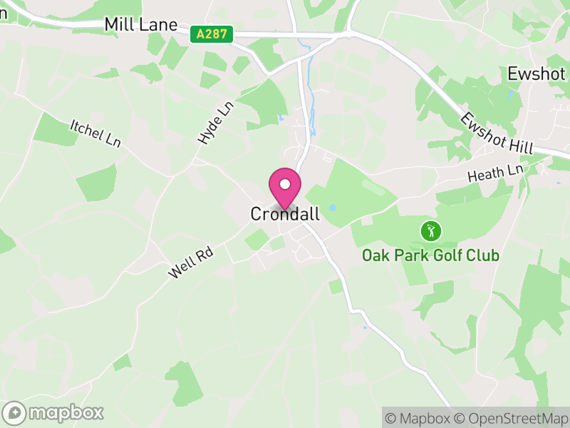 Map of Crondall, Hart