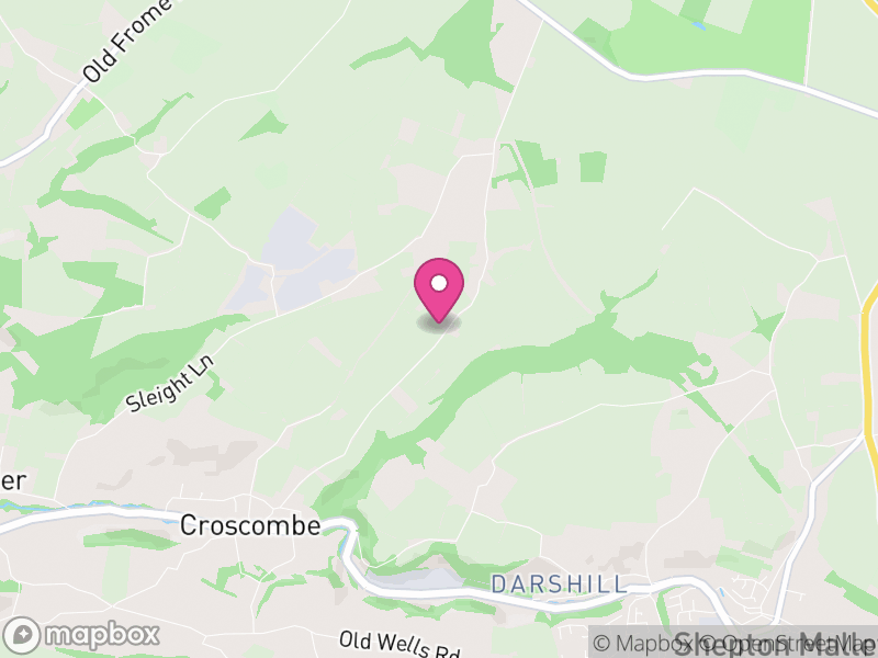 Map of Croscombe, Somerset
