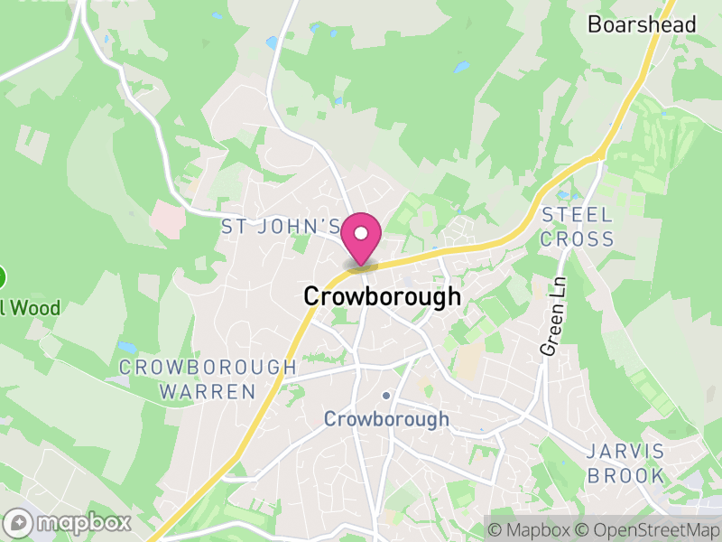 Map of Crowborough, Wealden