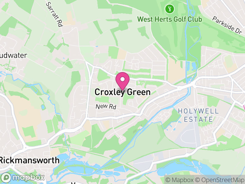 Map of Croxley Green, Three Rivers