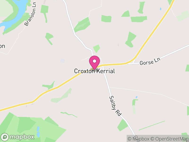 Map of Croxton Kerrial, Melton