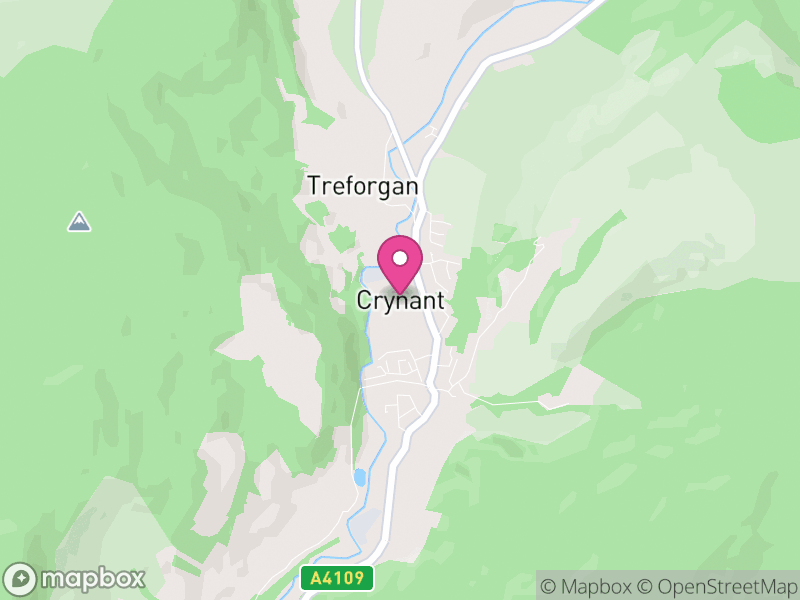 Map of Crynant, Neath Port Talbot
