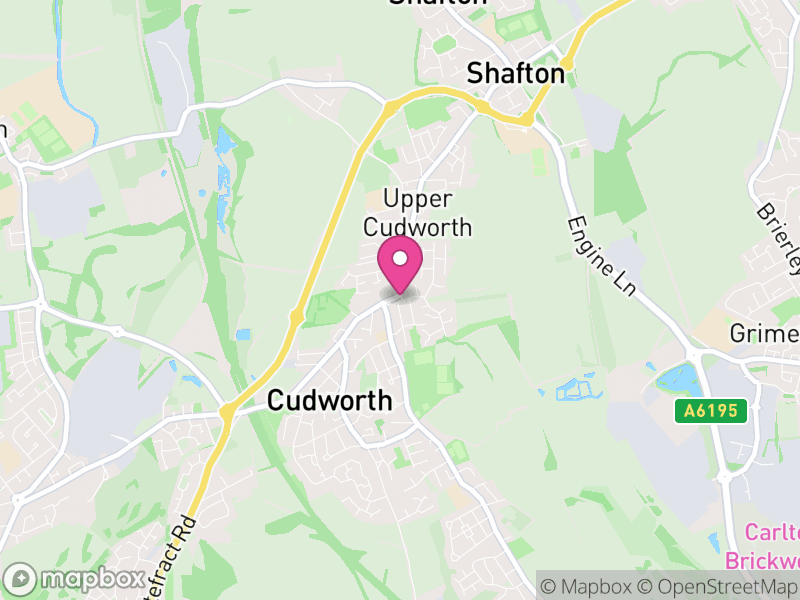 Map of Cudworth, Somerset