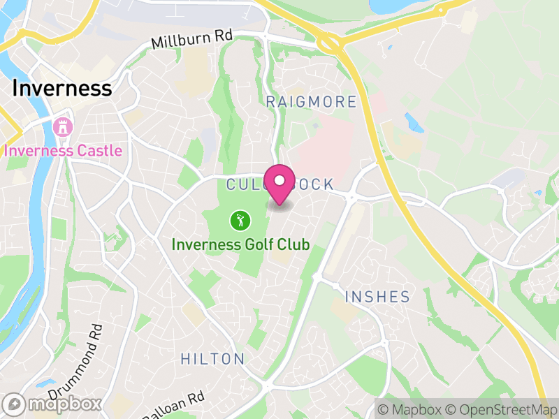 Map of Culcabock and Drakies, Highland