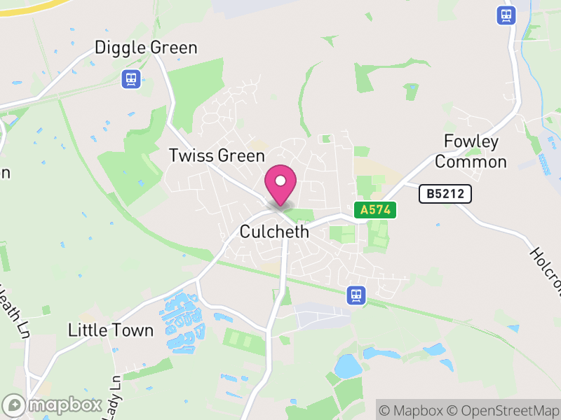 Map of Culcheth