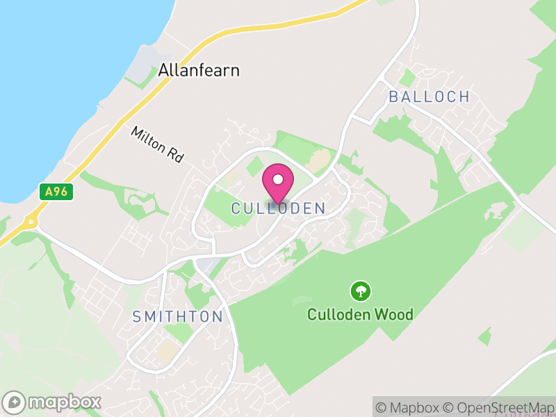 Map of Culloden, Highland