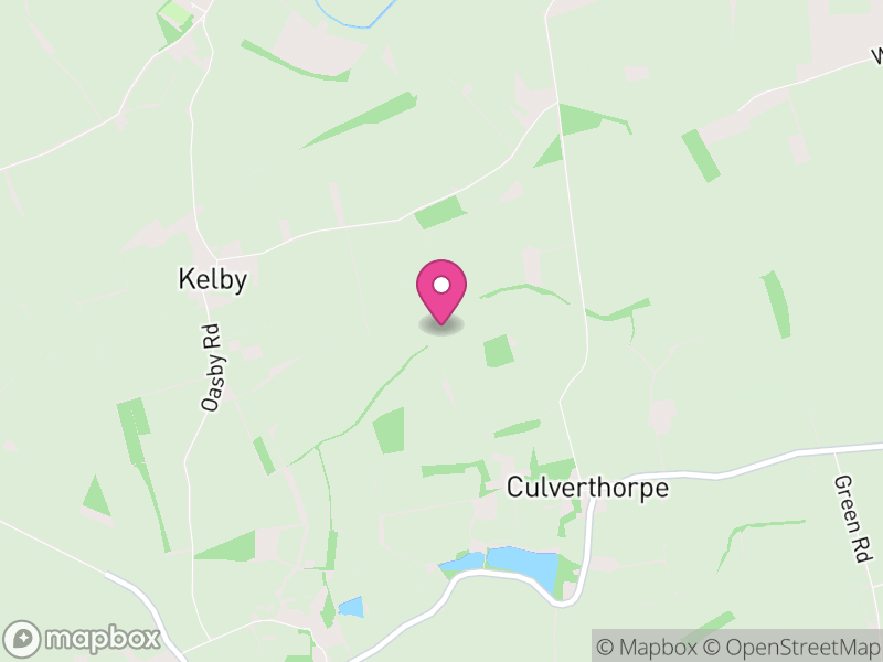 Map of Culverthorpe and Kelby, North Kesteven