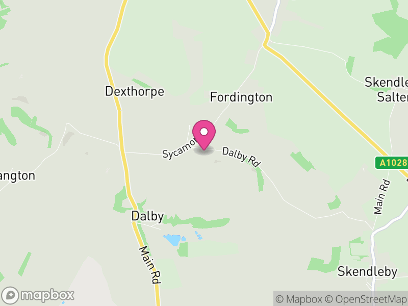 Map of Dalby, East Lindsey