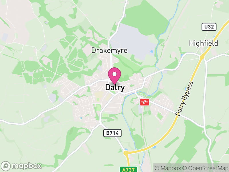 Map of Dalry