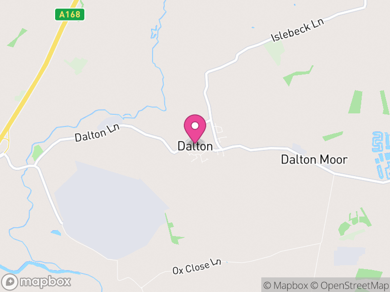 Map of Dalton, North Yorkshire