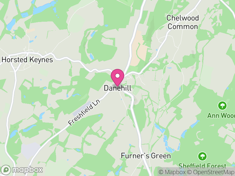 Map of Danehill, Wealden