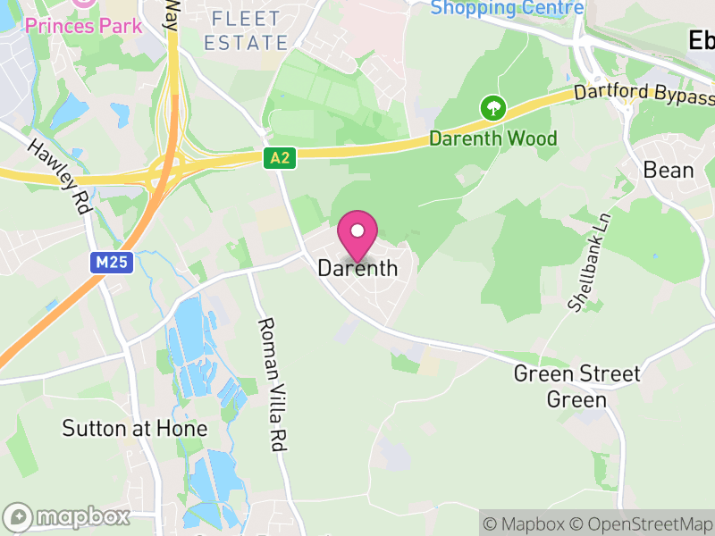 Map of Darenth, Dartford