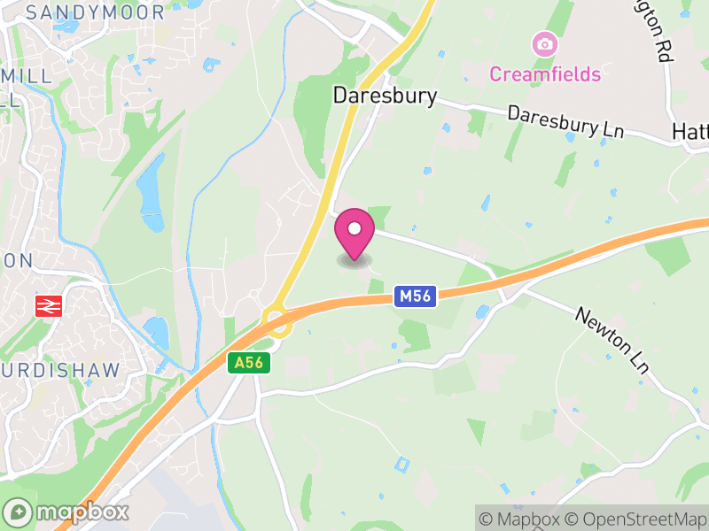 Map of Daresbury, Halton