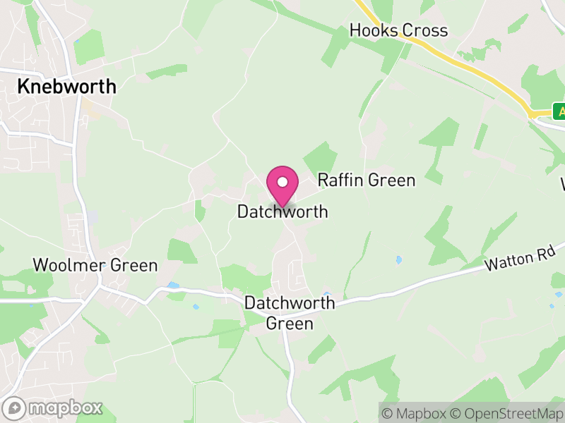 Map of Datchworth, East Hertfordshire