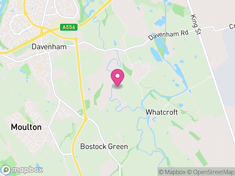 Map of Davenham, Cheshire West and Chester