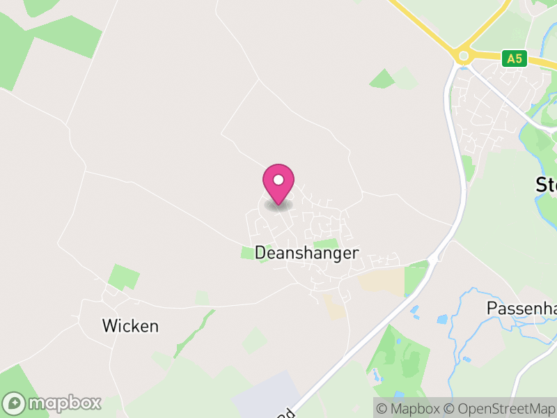 Map of Deanshanger, West Northamptonshire