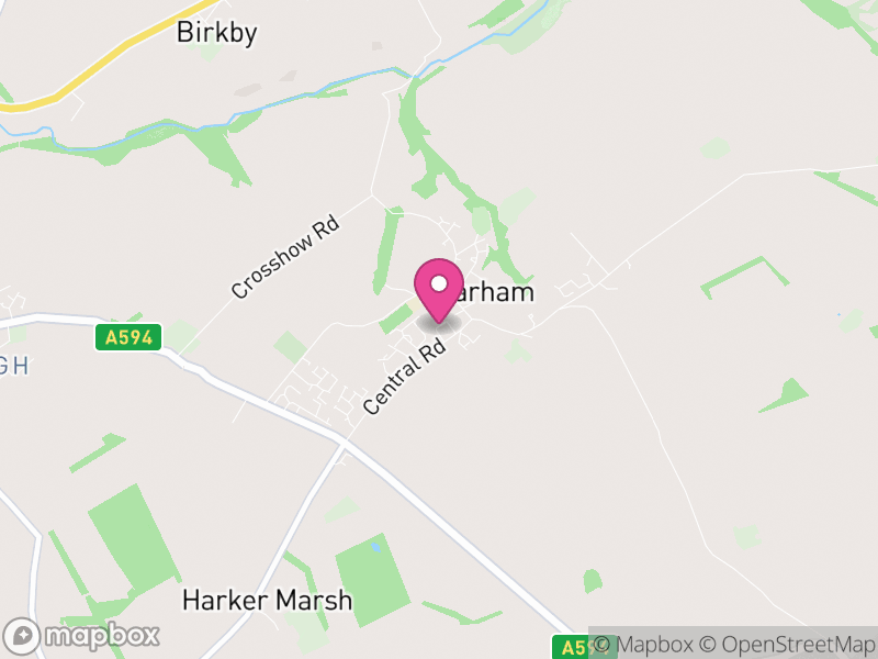 Map of Dearham, Cumberland