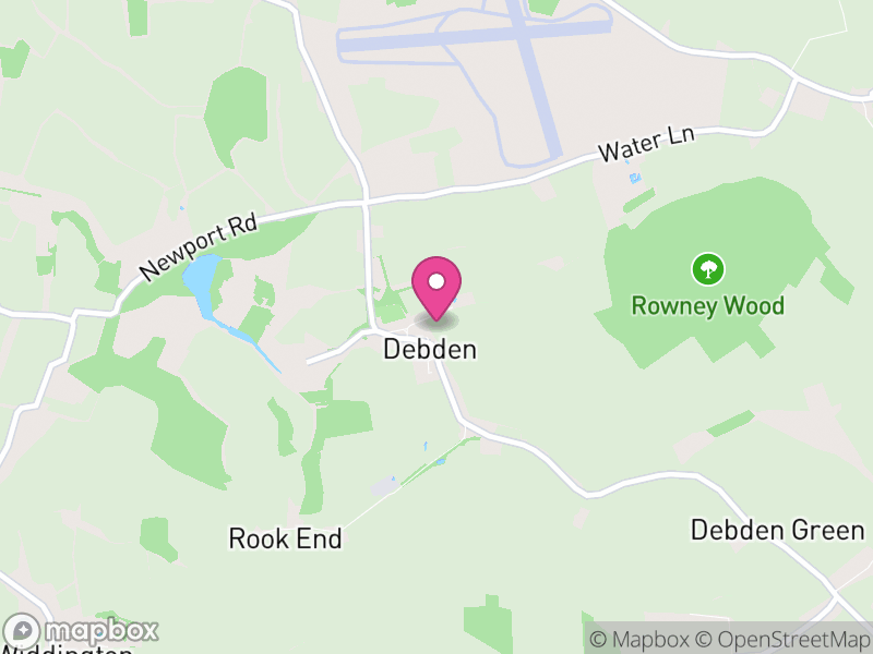 Map of Debden, Uttlesford