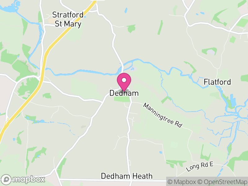Map of Dedham, Colchester