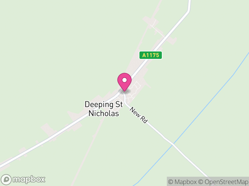 Map of Deeping St. Nicholas, South Holland