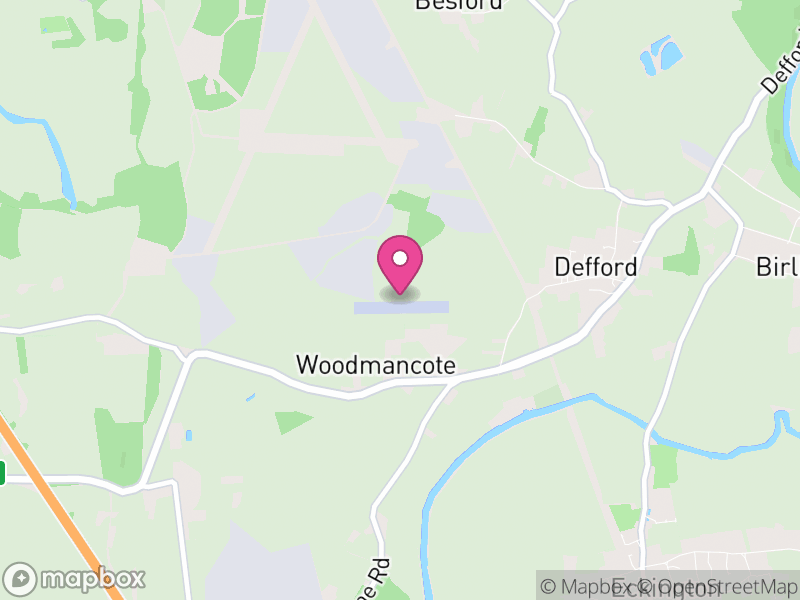 Map of Defford, Wychavon