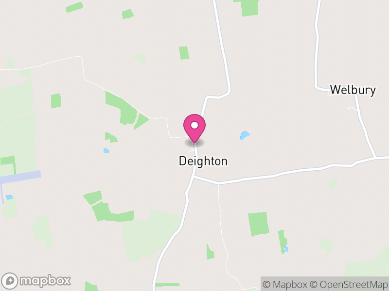 Map of Deighton, North Yorkshire