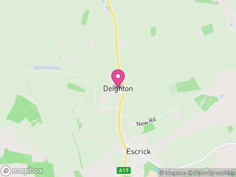 Map of Deighton, York