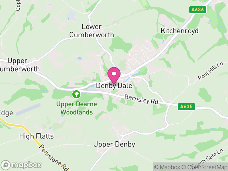 Map of Denby Dale, Kirklees
