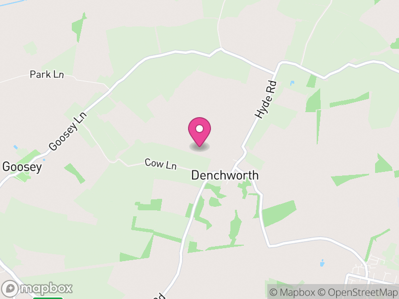 Map of Denchworth, Vale of White Horse