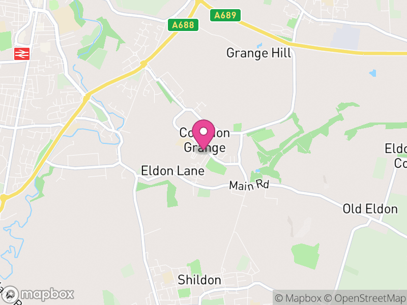 Map of Dene Valley, County Durham