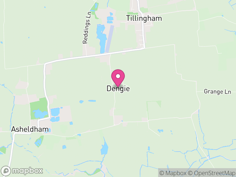 Map of Dengie, Maldon