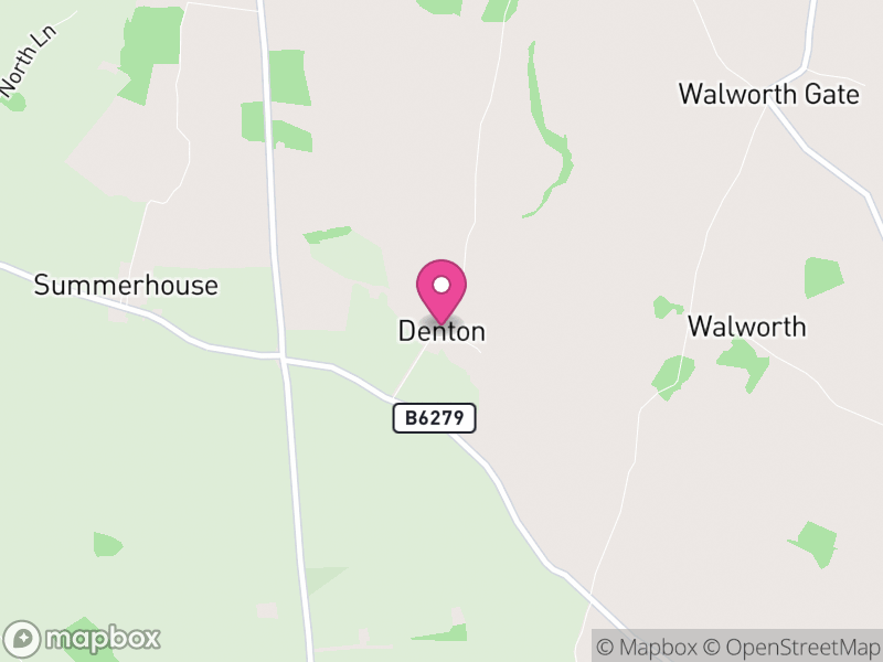 Map of Denton, Darlington
