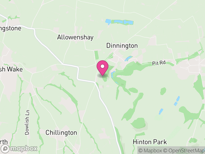 Map of Dinnington, Somerset