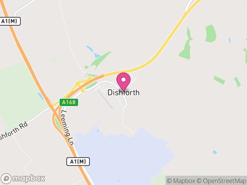 Map of Dishforth, North Yorkshire