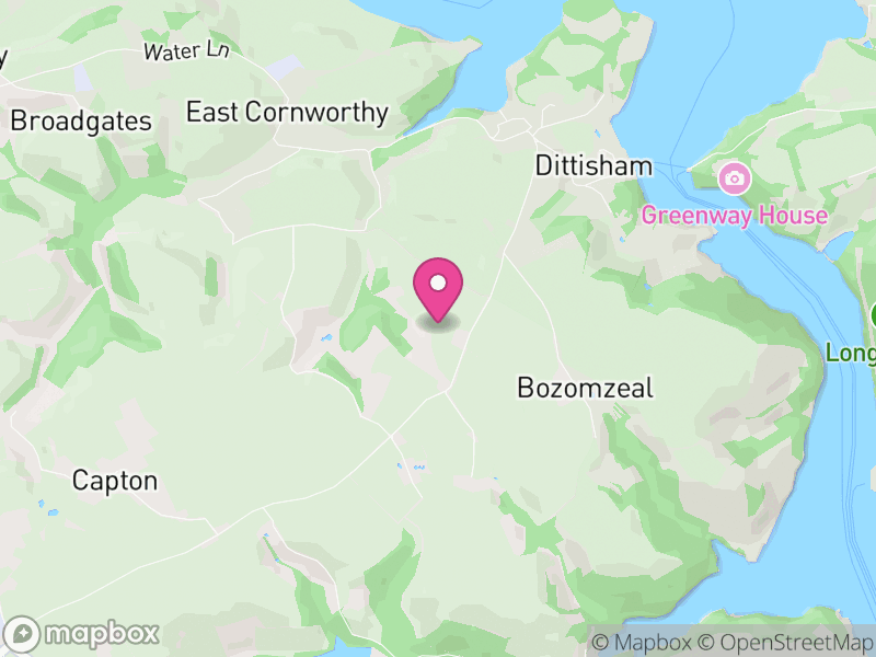 Map of Dittisham, South Hams