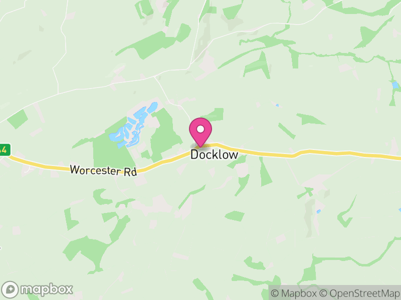 Map of Docklow and Hampton Wafer, Herefordshire