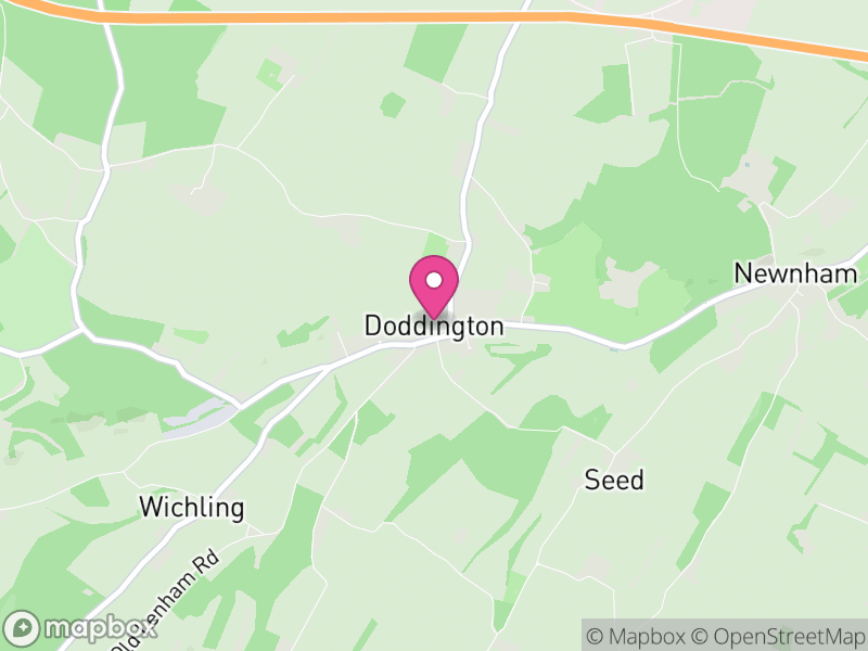 Map of Doddington, Swale