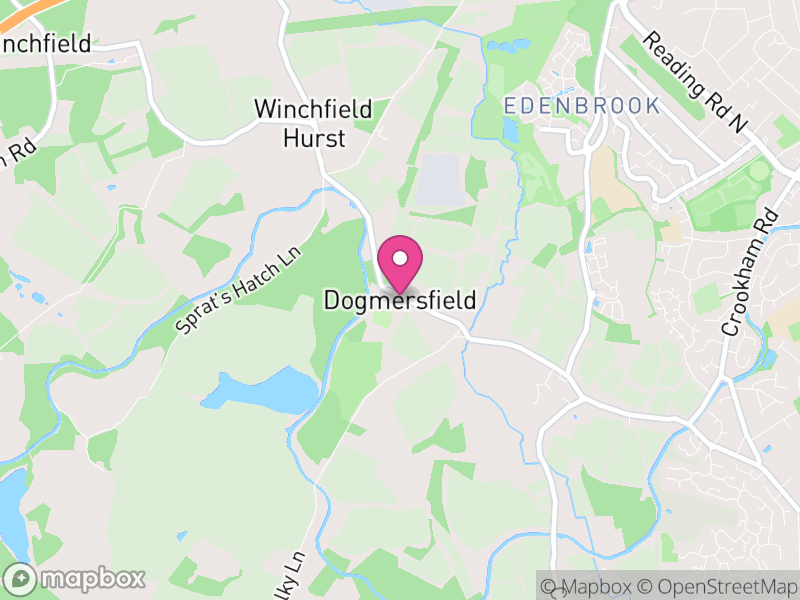 Map of Dogmersfield, Hart