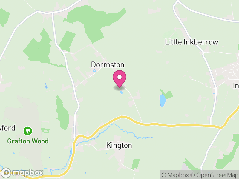 Map of Dormston, Wychavon