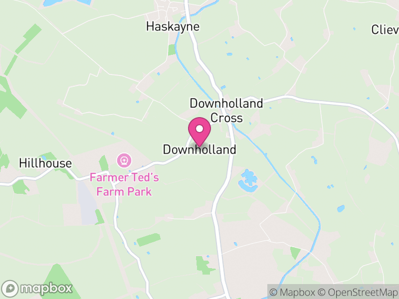 Map of Downholland, West Lancashire