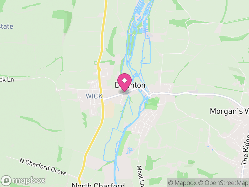 Map of Downton, Wiltshire