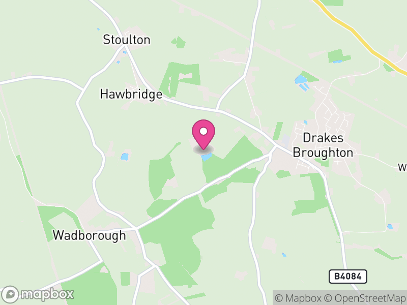 Map of Drakes Broughton and Wadborough, Wychavon