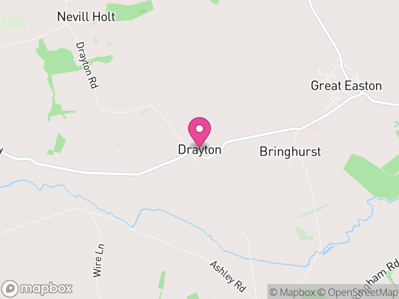 Map of Drayton, Harborough