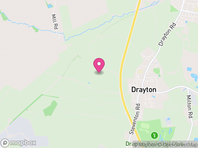 Map of Drayton, Vale of White Horse