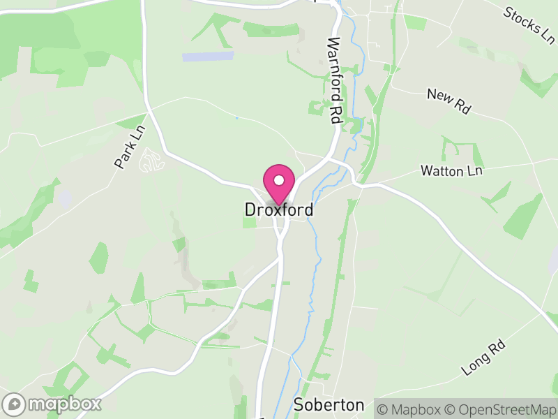 Map of Droxford, Winchester