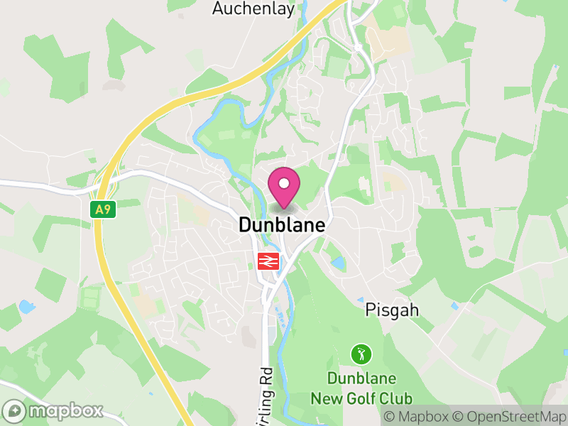 Map of Dunblane