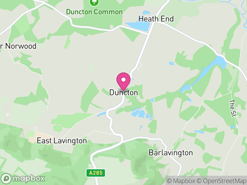 Map of Duncton, Chichester